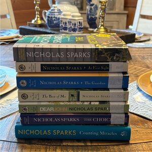 Nicholas Sparks Paperback and Hardback Book Bundle